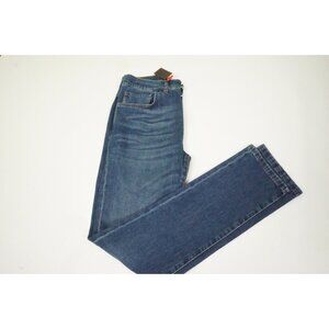 Isaia Dec Denim Cotton Blend Medium Wash Mens Blue Jans Sz 46R EU BRAND NEW